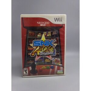 Wii SNK Arcade Classics Volume 1 Game Disc NEOGEO SNK Playmore